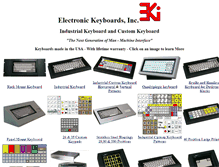 Tablet Screenshot of electronickeyboards.com